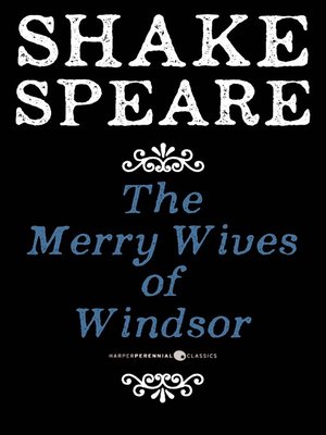 The Merry Wives of Windsor - ebook